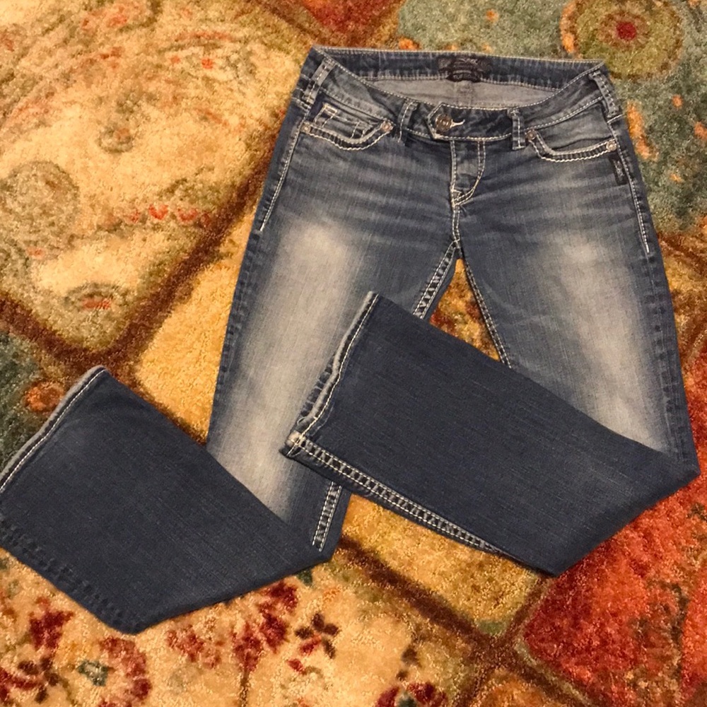 Silver Tuesday Embellished Jeans